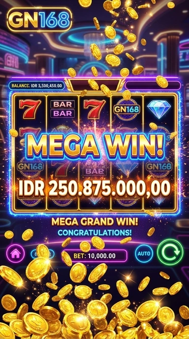 Tampilan aplikasi gn168 yang mudah dijelajahi.